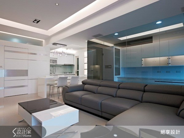28坪新成屋(5年以下)＿現代風客廳案例圖片＿絕享設計＿絕享_40之2