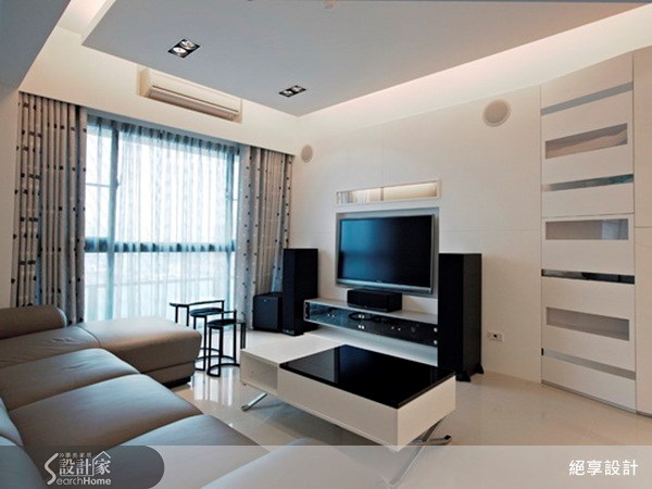 28坪新成屋(5年以下)＿現代風客廳案例圖片＿絕享設計＿絕享_40之4