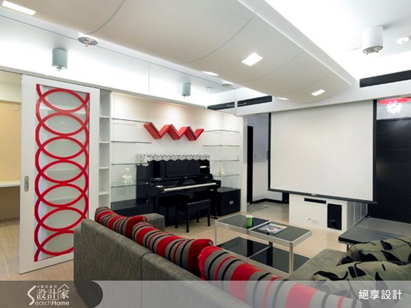 29坪新成屋(5年以下)＿現代風客廳案例圖片＿絕享設計＿絕享_43之4