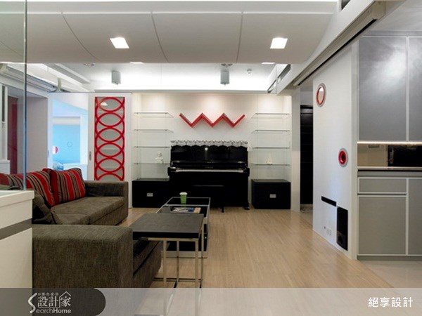 29坪新成屋(5年以下)＿現代風客廳案例圖片＿絕享設計＿絕享_43之1
