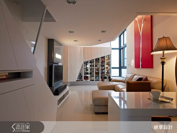 12坪新成屋(5年以下)＿現代風客廳案例圖片＿絕享設計＿絕享_45之2