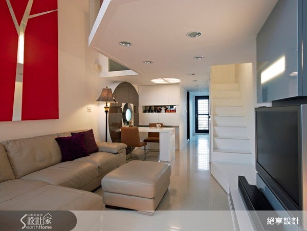 12坪新成屋(5年以下)＿現代風客廳案例圖片＿絕享設計＿絕享_45之7