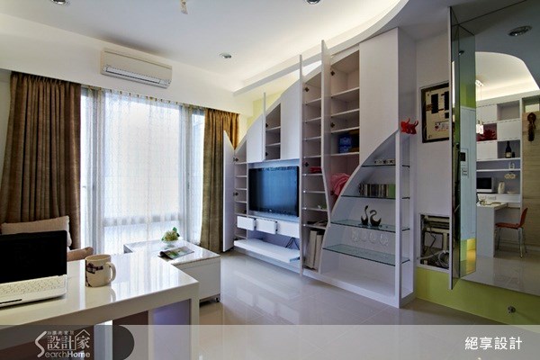 11坪新成屋(5年以下)＿混搭風客廳案例圖片＿絕享設計＿絕享_48之7