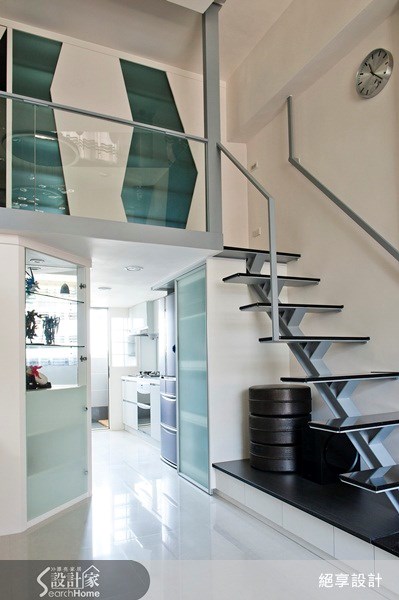 30坪老屋(16~30年)＿現代風樓梯案例圖片＿絕享設計＿絕享_50之11