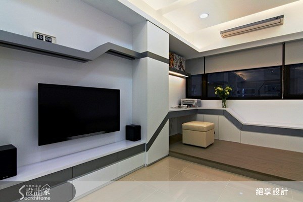 25坪新成屋(5年以下)＿現代風客廳案例圖片＿絕享設計＿絕享_52之17