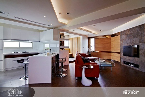 34坪中古屋(5~15年)＿混搭風客廳案例圖片＿絕享設計＿絕享_53之8