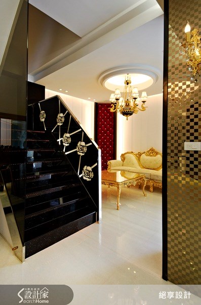 210坪＿奢華風樓梯案例圖片＿絕享設計＿絕享_57之38