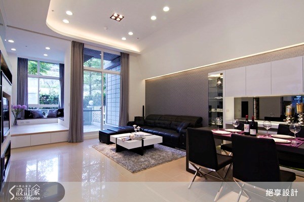 30坪新成屋(5年以下)＿現代風客廳案例圖片＿絕享設計＿絕享_61之2