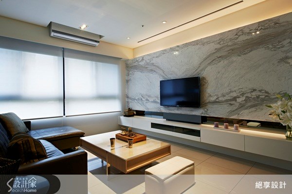 20坪新成屋(5年以下)＿簡約風客廳案例圖片＿絕享設計＿絕享_62之9