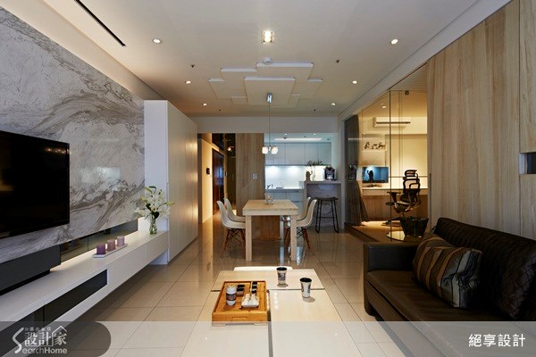 20坪新成屋(5年以下)＿簡約風客廳案例圖片＿絕享設計＿絕享_62之10
