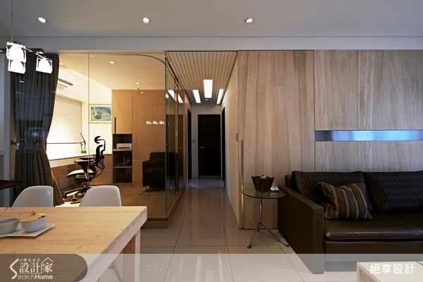 20坪新成屋(5年以下)＿簡約風客廳案例圖片＿絕享設計＿絕享_62之3