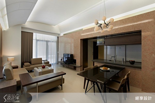 30坪新成屋(5年以下)＿簡約風客廳案例圖片＿絕享設計＿絕享_63之1