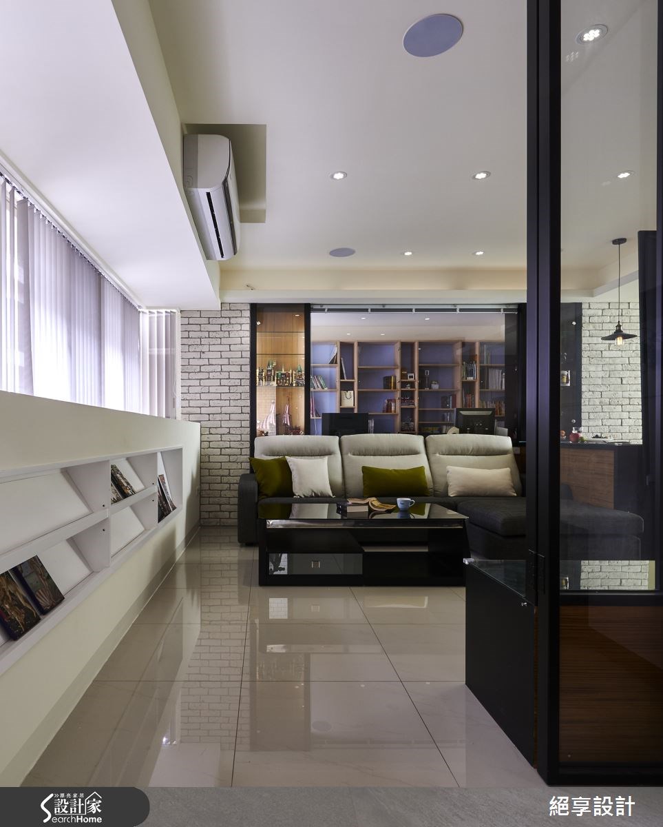 24坪中古屋(5~15年)＿混搭風客廳案例圖片＿絕享設計＿絕享_65之1
