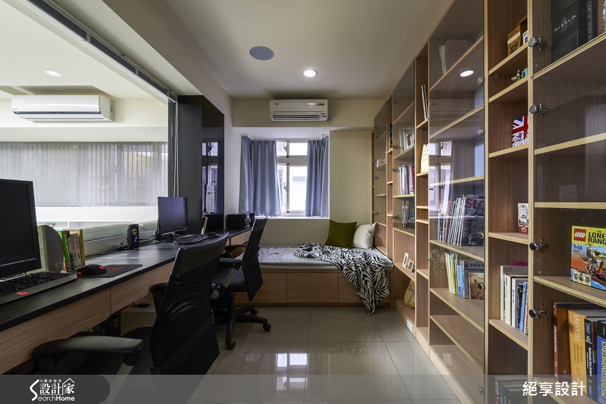 24坪中古屋(5~15年)＿混搭風書房案例圖片＿絕享設計＿絕享_65之9