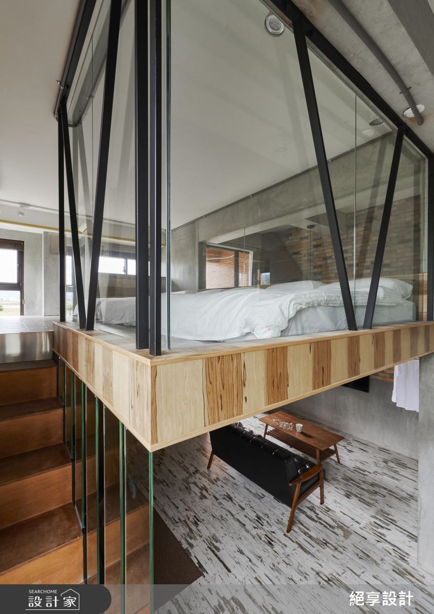 150坪新成屋(5年以下)＿混搭風臥室樓梯案例圖片＿絕享設計＿絕享_67之17