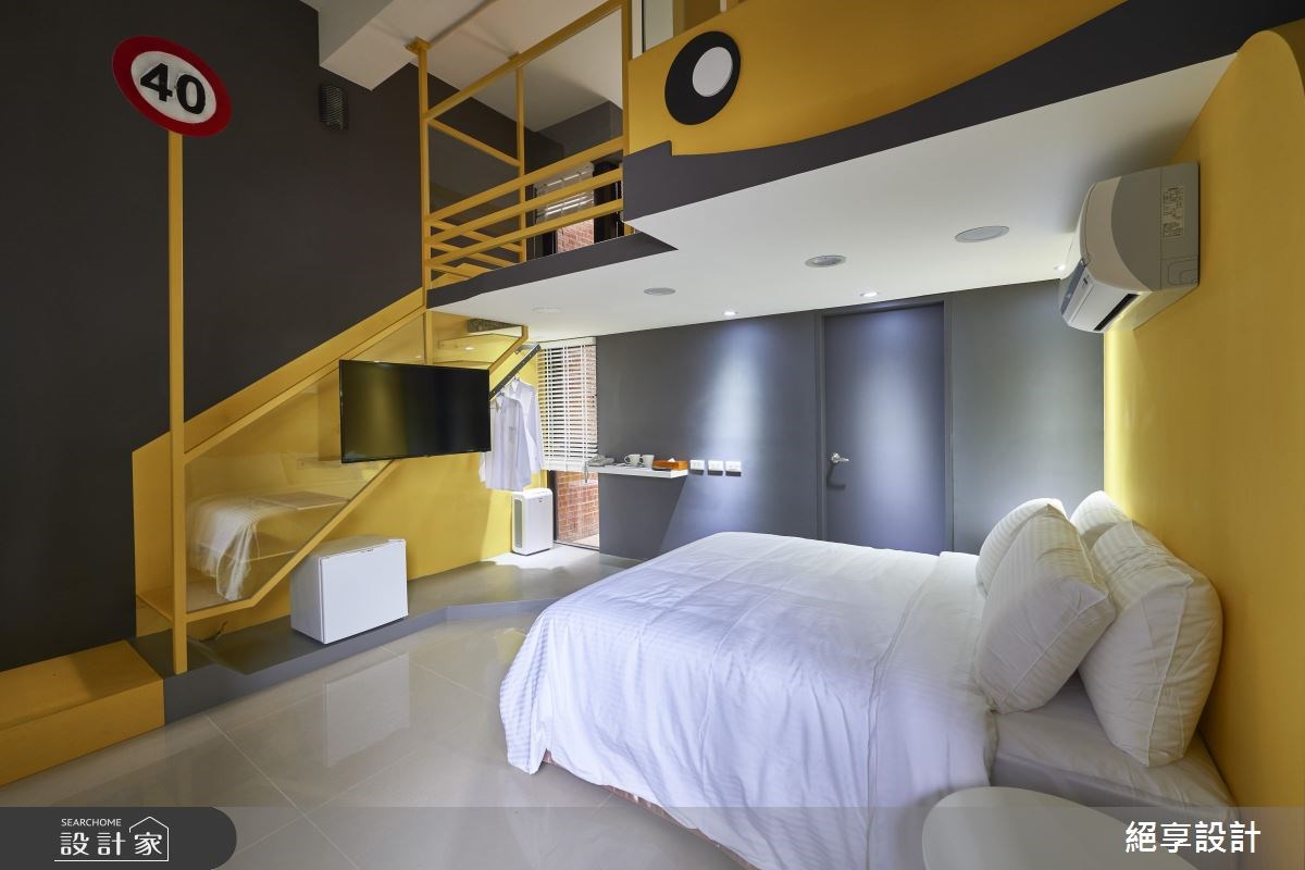 150坪新成屋(5年以下)＿混搭風臥室樓梯案例圖片＿絕享設計＿絕享_67之21