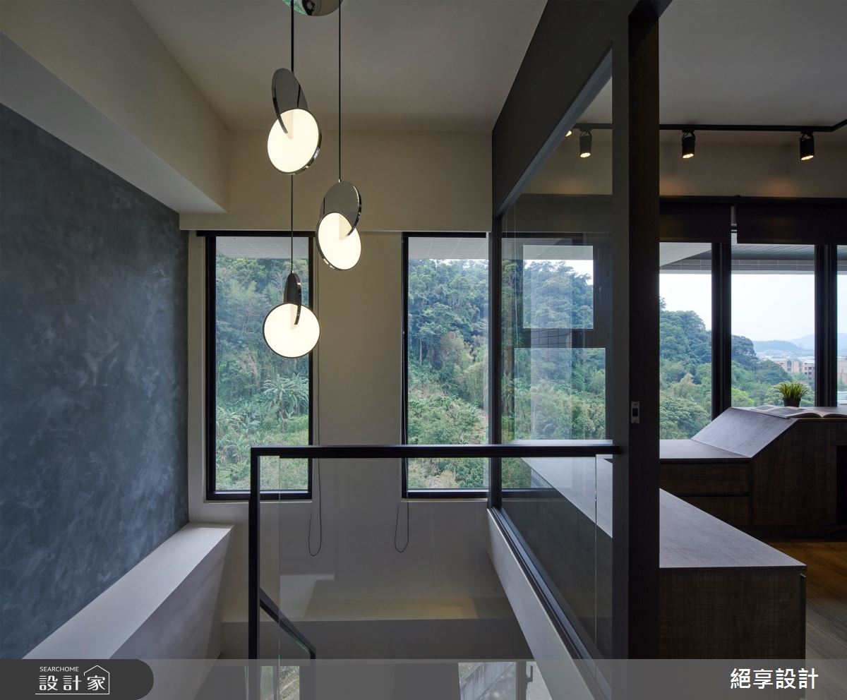 32坪新成屋(5年以下)＿現代風樓梯案例圖片＿絕享設計＿絕享_72之10