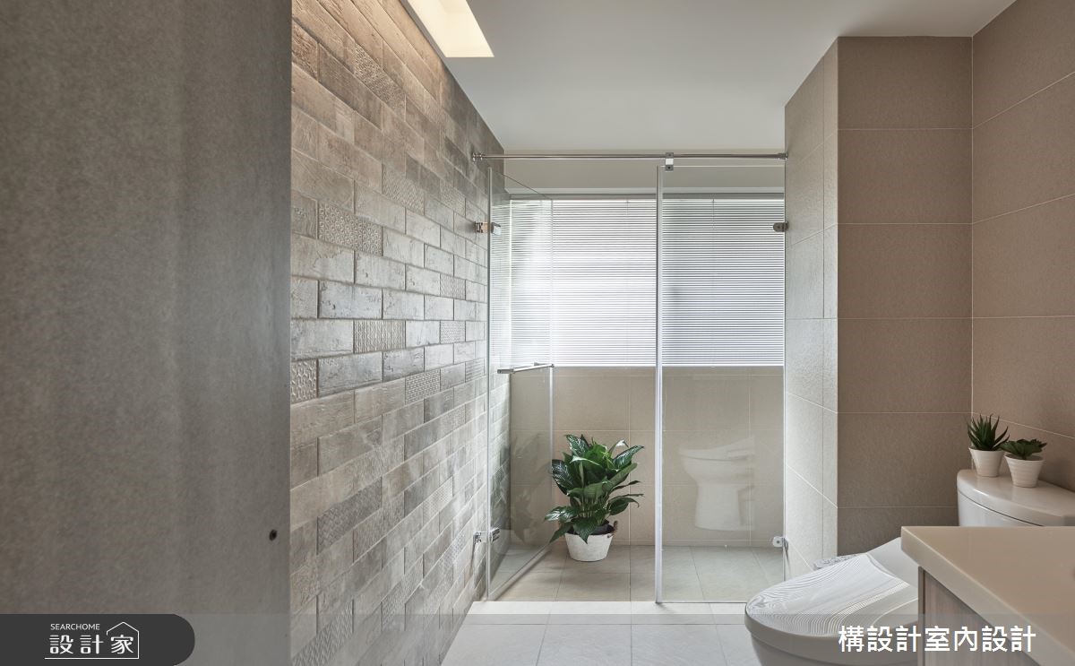 45坪老屋(16~30年)＿北歐風浴室案例圖片＿構設計＿構設計_美好記憶的符號之17