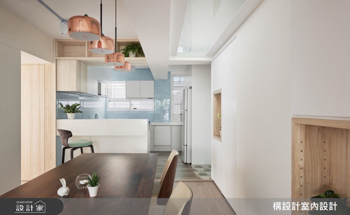 45坪老屋(16~30年)＿北歐風餐廳案例圖片＿構設計＿構設計_美好記憶的符號之14