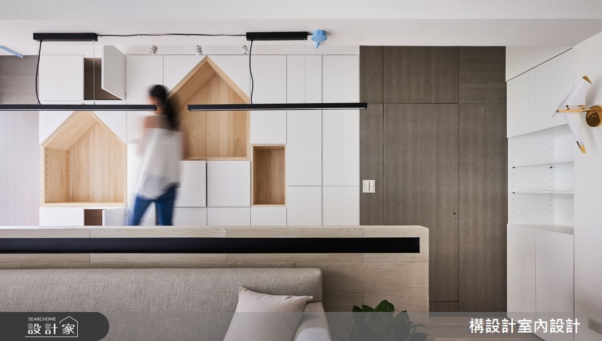 45坪老屋(16~30年)＿北歐風客廳案例圖片＿構設計＿構設計_美好記憶的符號之7