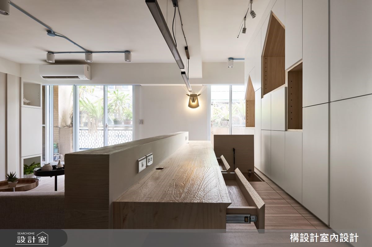 45坪老屋(16~30年)＿北歐風工作區案例圖片＿構設計＿構設計_美好記憶的符號之4