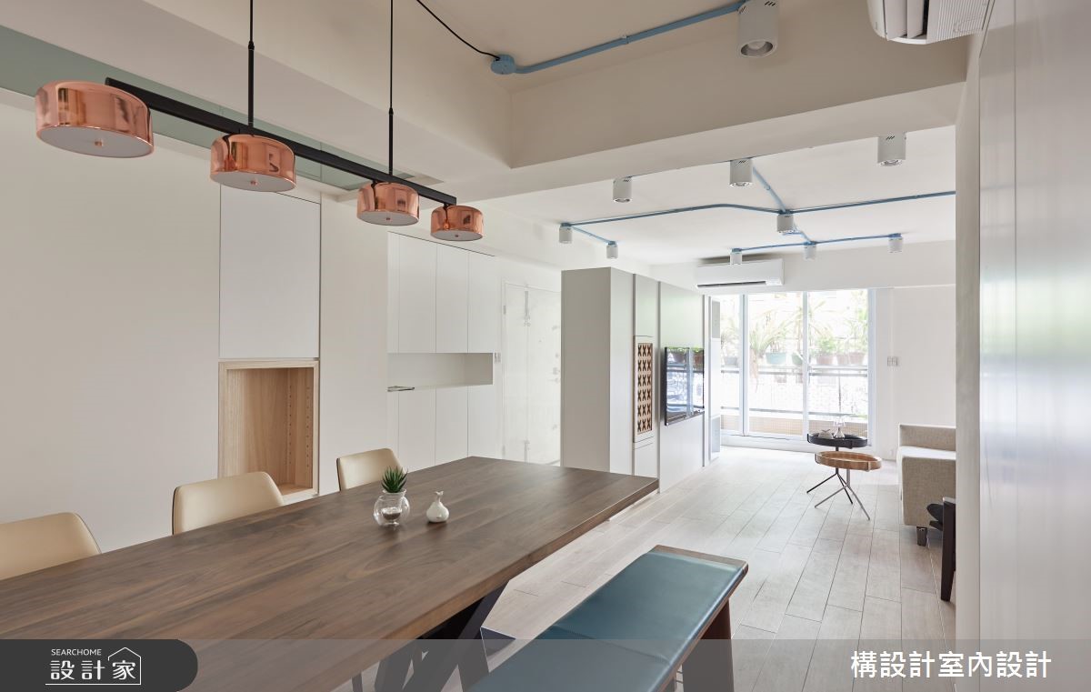 45坪老屋(16~30年)＿北歐風餐廳案例圖片＿構設計＿構設計_美好記憶的符號之12