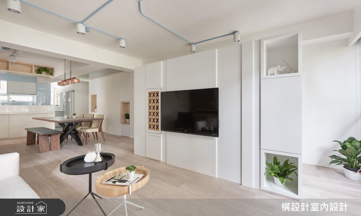 45坪老屋(16~30年)＿北歐風客廳案例圖片＿構設計＿構設計_美好記憶的符號之10
