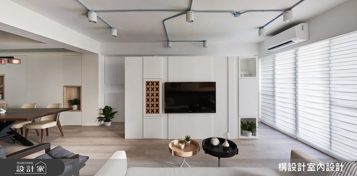 45坪老屋(16~30年)＿北歐風客廳案例圖片＿構設計＿構設計_美好記憶的符號之9
