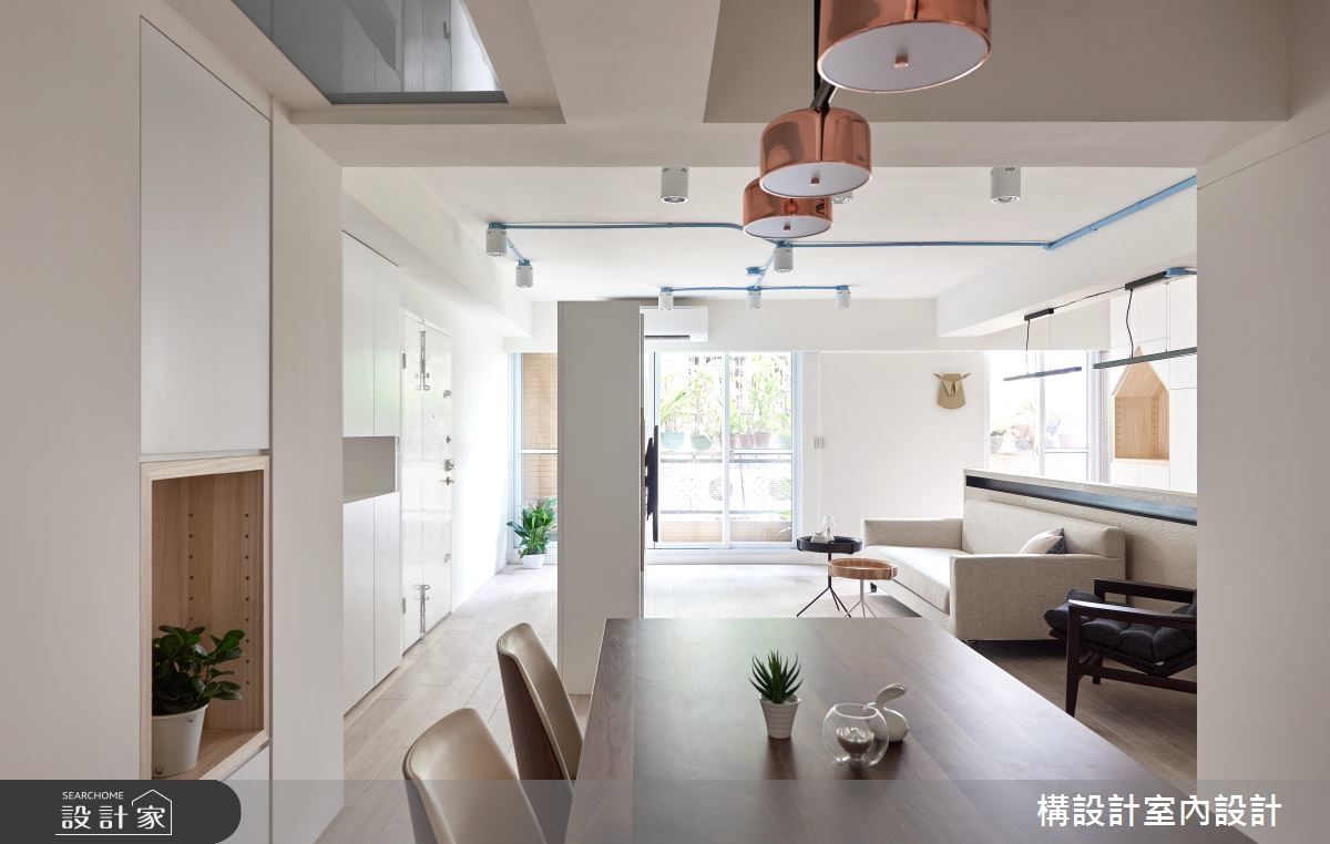 45坪老屋(16~30年)＿北歐風餐廳案例圖片＿構設計＿構設計_美好記憶的符號之11