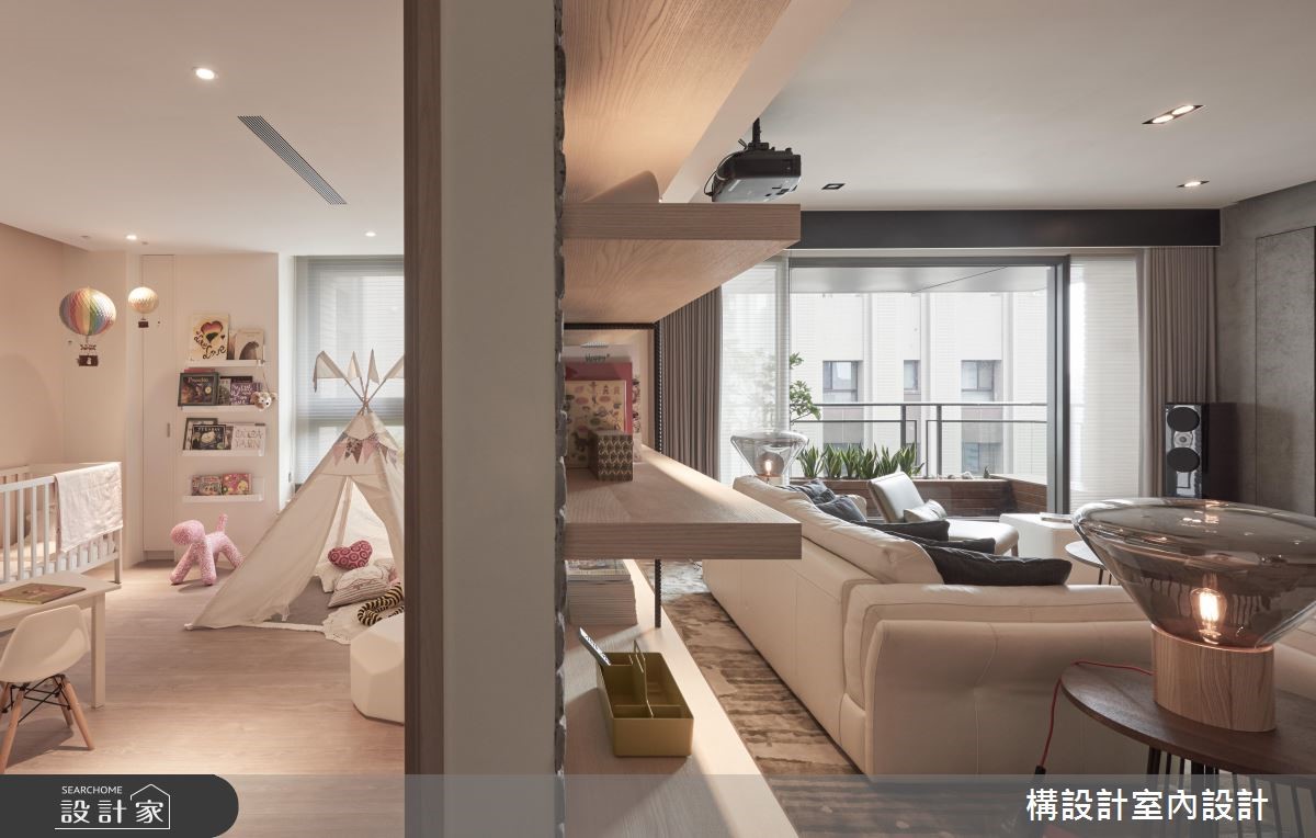 60坪新成屋(5年以下)＿現代風客廳兒童房兒童房案例圖片＿構設計＿構設計_家的溫度之11