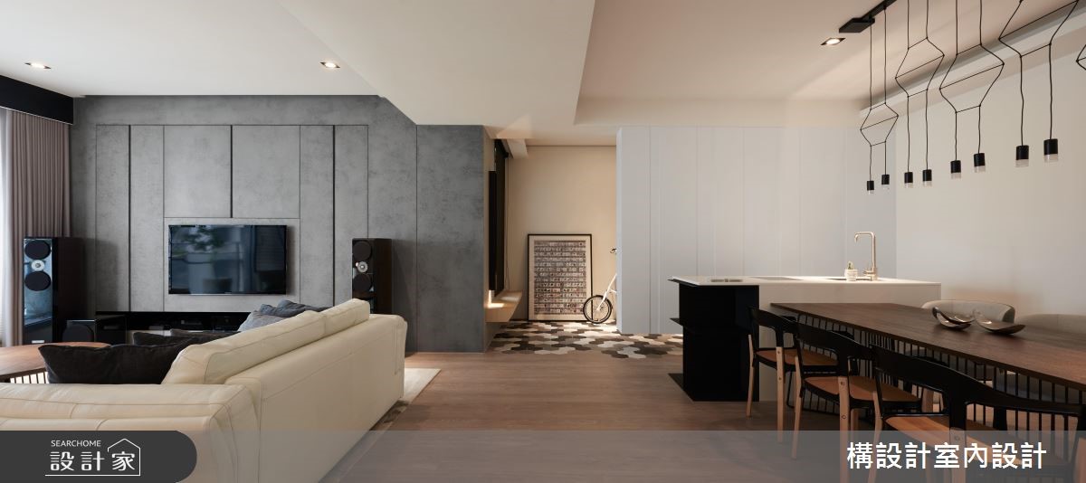 60坪新成屋(5年以下)＿現代風客廳餐廳案例圖片＿構設計＿構設計_家的溫度之7