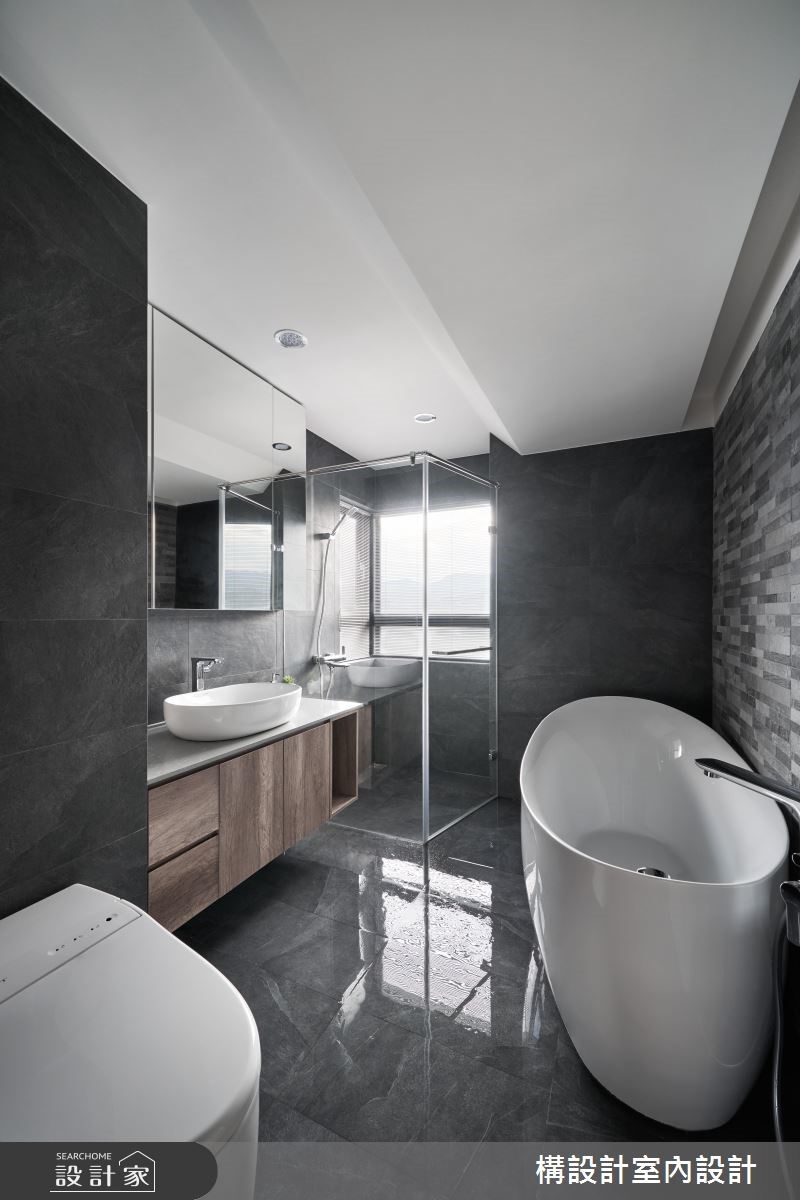 60坪新成屋(5年以下)＿現代風浴室案例圖片＿構設計＿構設計_晷跡之25