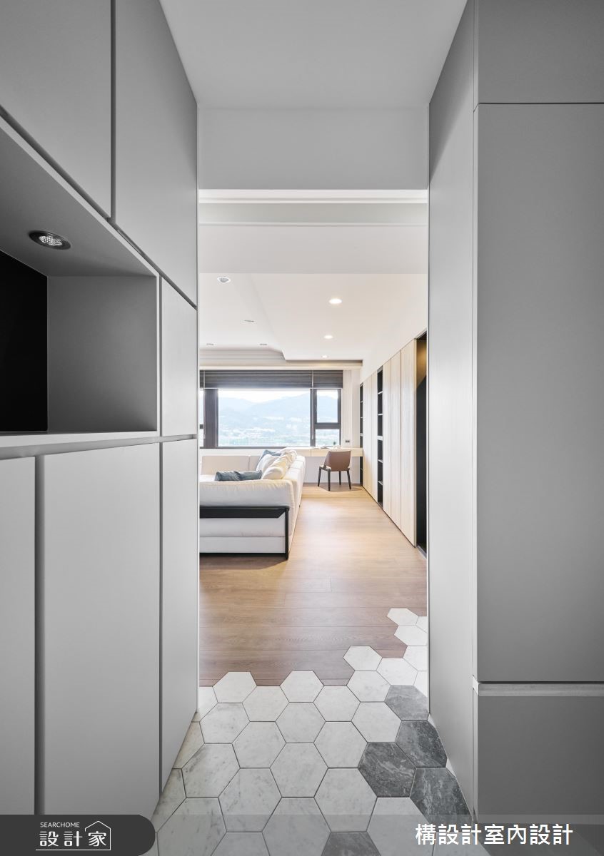 60坪新成屋(5年以下)＿現代風玄關案例圖片＿構設計＿構設計_晷跡之3