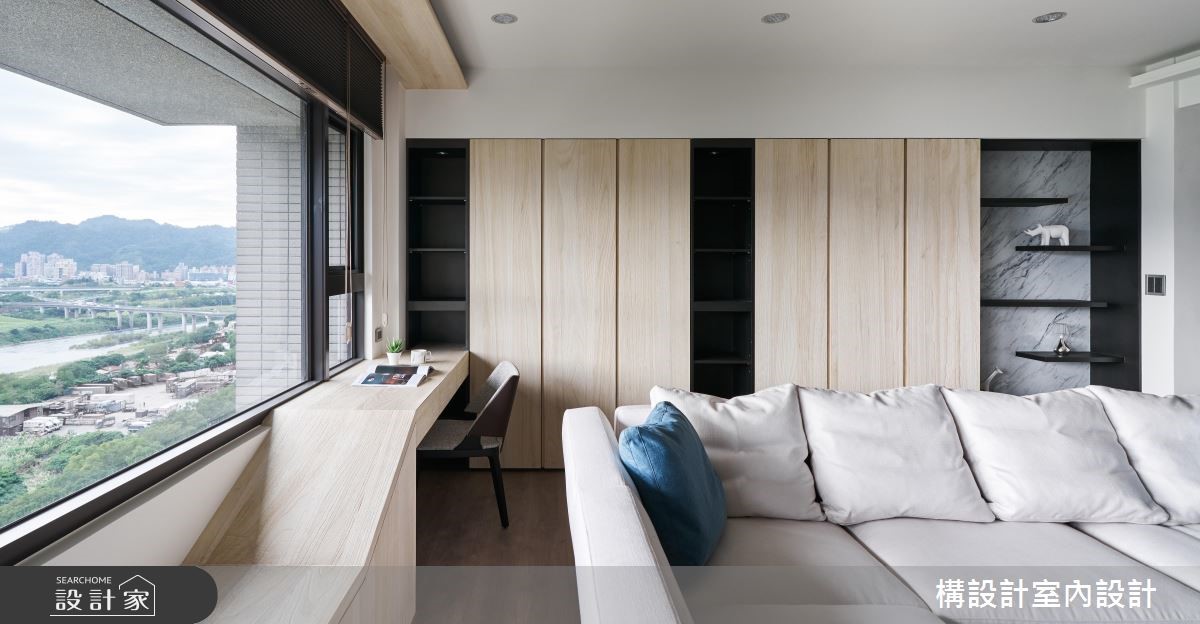 60坪新成屋(5年以下)＿現代風客廳案例圖片＿構設計＿構設計_晷跡之5