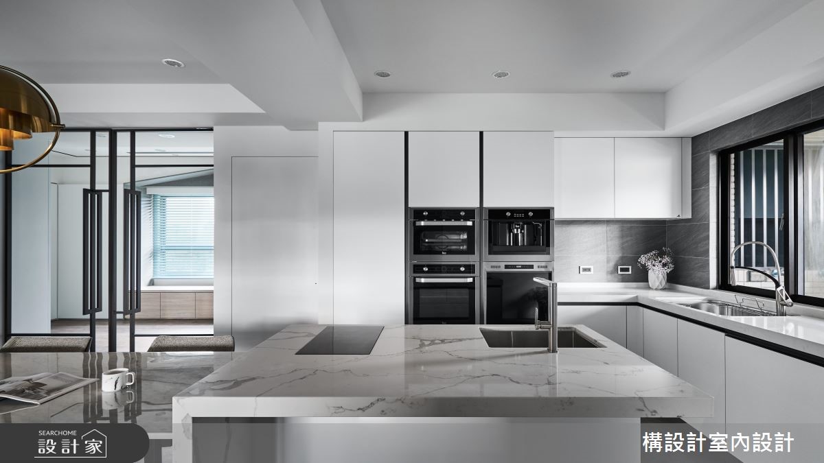 60坪新成屋(5年以下)＿現代風廚房案例圖片＿構設計＿構設計_晷跡之20