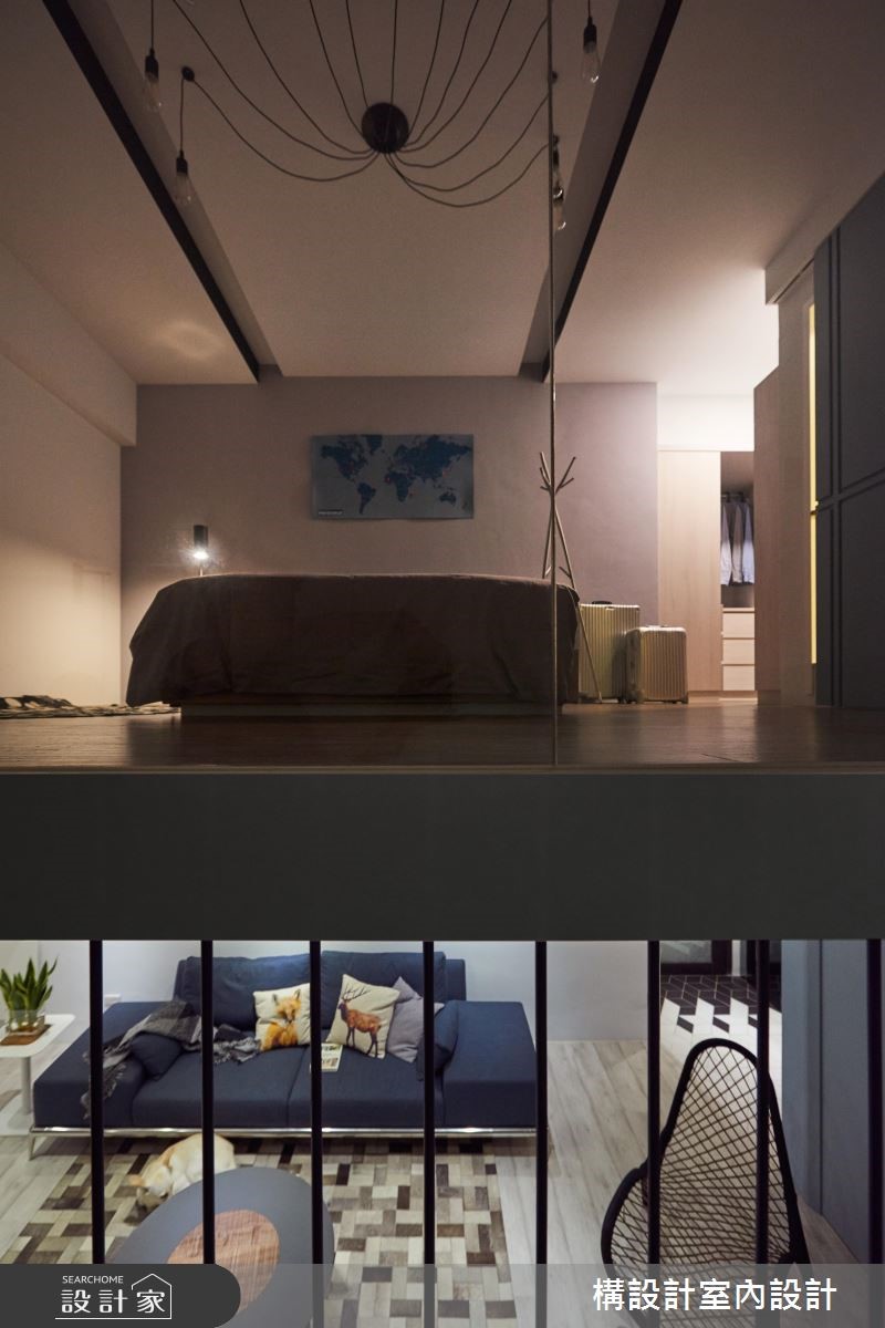 24坪新成屋(5年以下)＿休閒風臥室案例圖片＿構設計＿構設計_兩人兩狗之15
