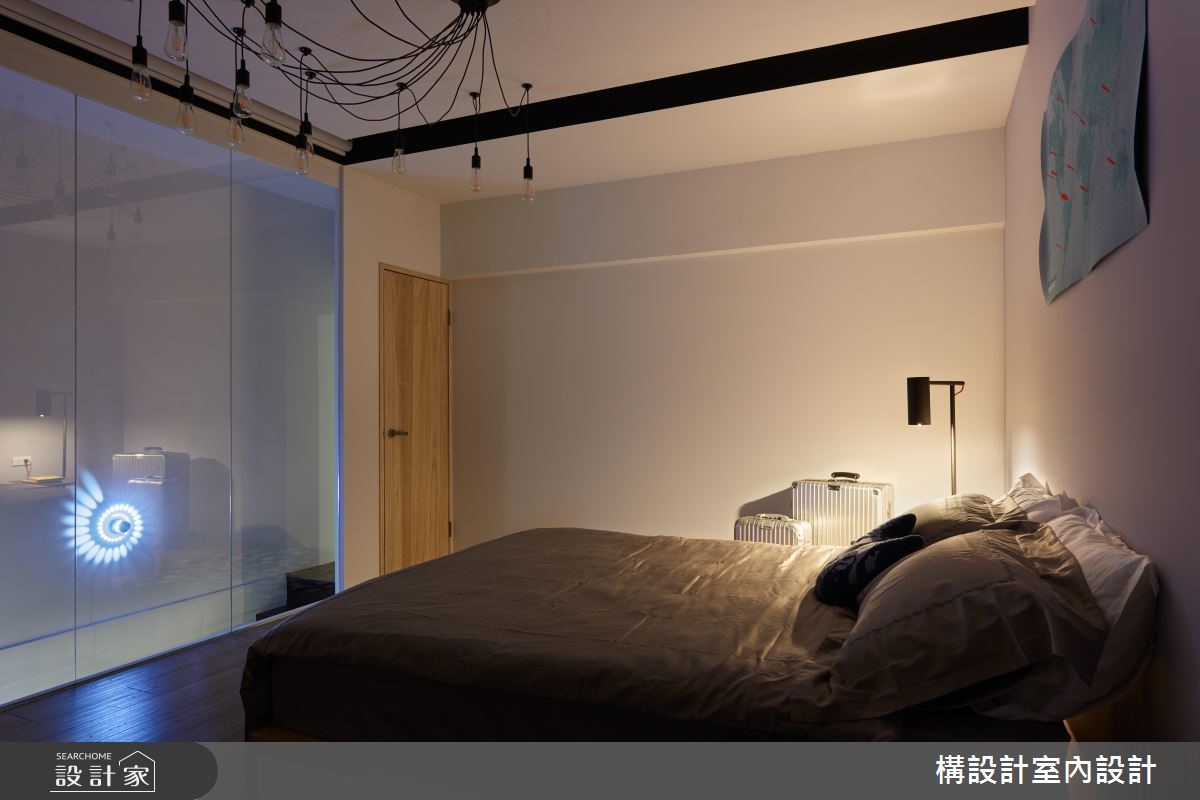 24坪新成屋(5年以下)＿休閒風臥室案例圖片＿構設計＿構設計_兩人兩狗之14