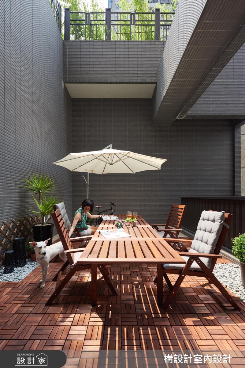 24坪新成屋(5年以下)＿休閒風庭院案例圖片＿構設計＿構設計_兩人兩狗之17