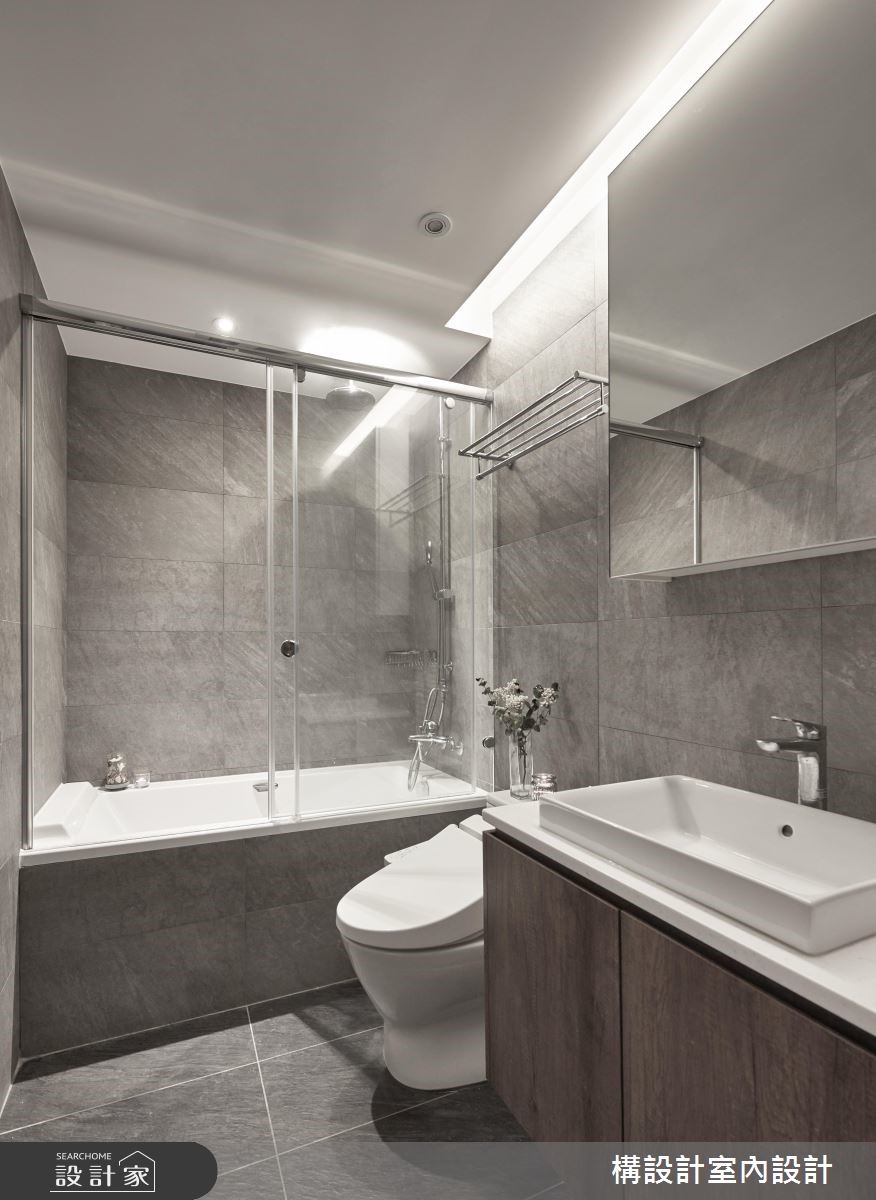 15坪中古屋(5~15年)＿現代風浴室案例圖片＿構設計＿構設計_渲染藍天的色彩之18