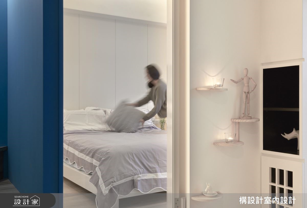 15坪中古屋(5~15年)＿現代風臥室案例圖片＿構設計＿構設計_渲染藍天的色彩之11
