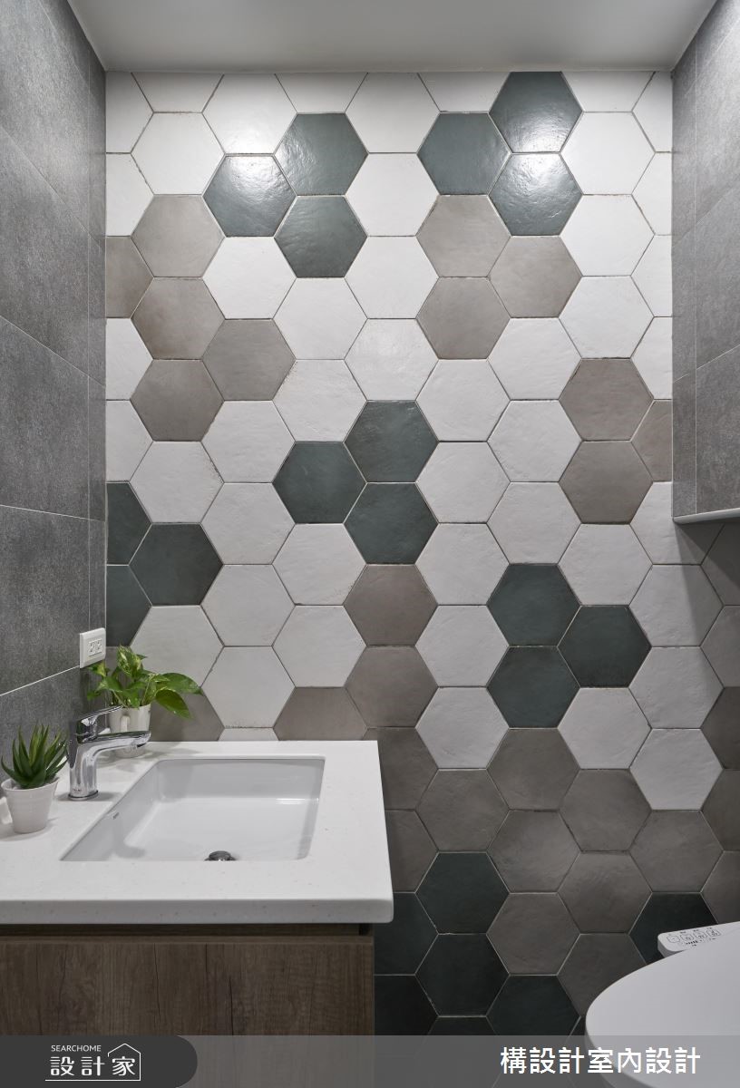 24坪新成屋(5年以下)＿現代風浴室案例圖片＿構設計＿構設計_星空下之15