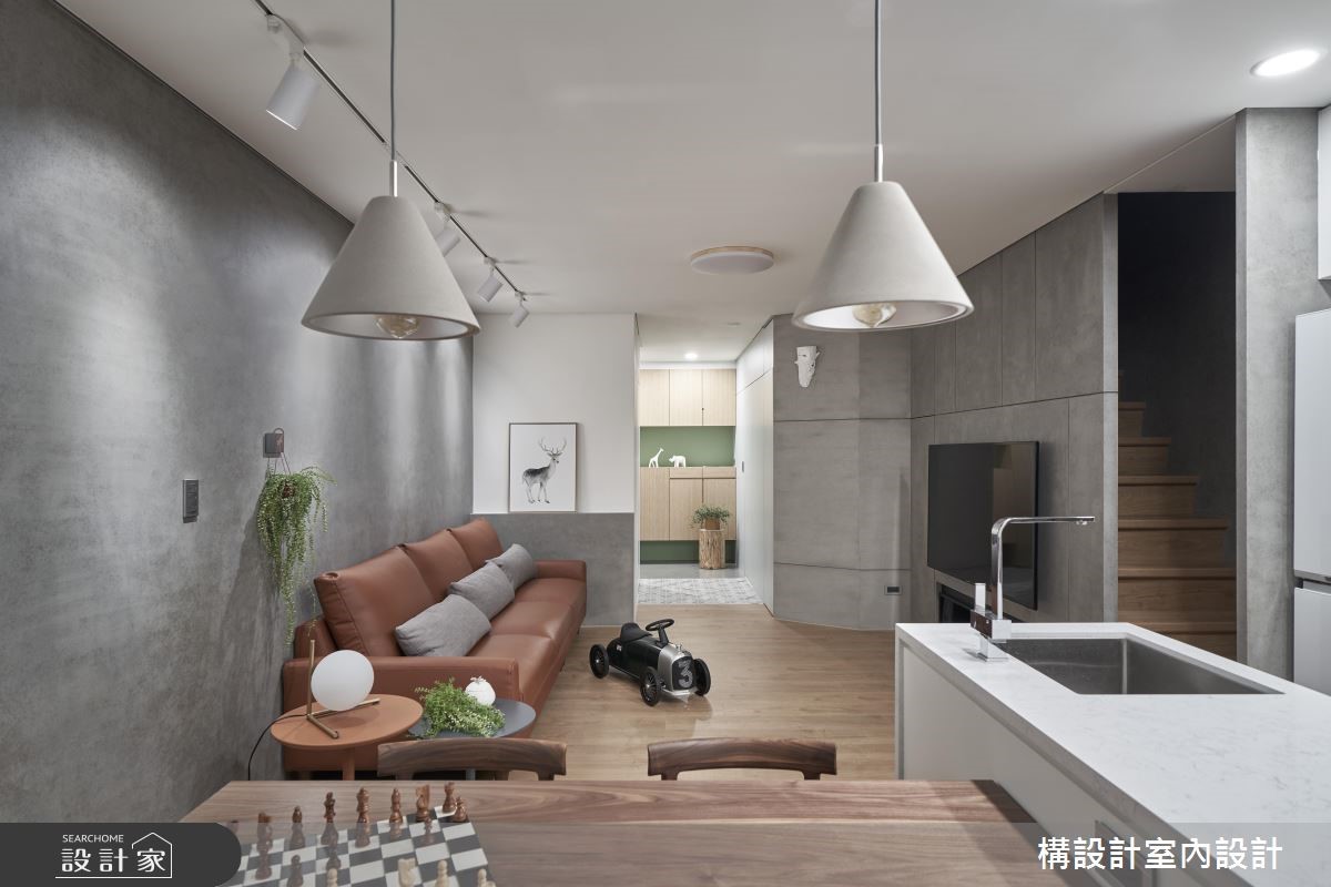 24坪新成屋(5年以下)＿現代風客廳案例圖片＿構設計＿構設計_星空下之4