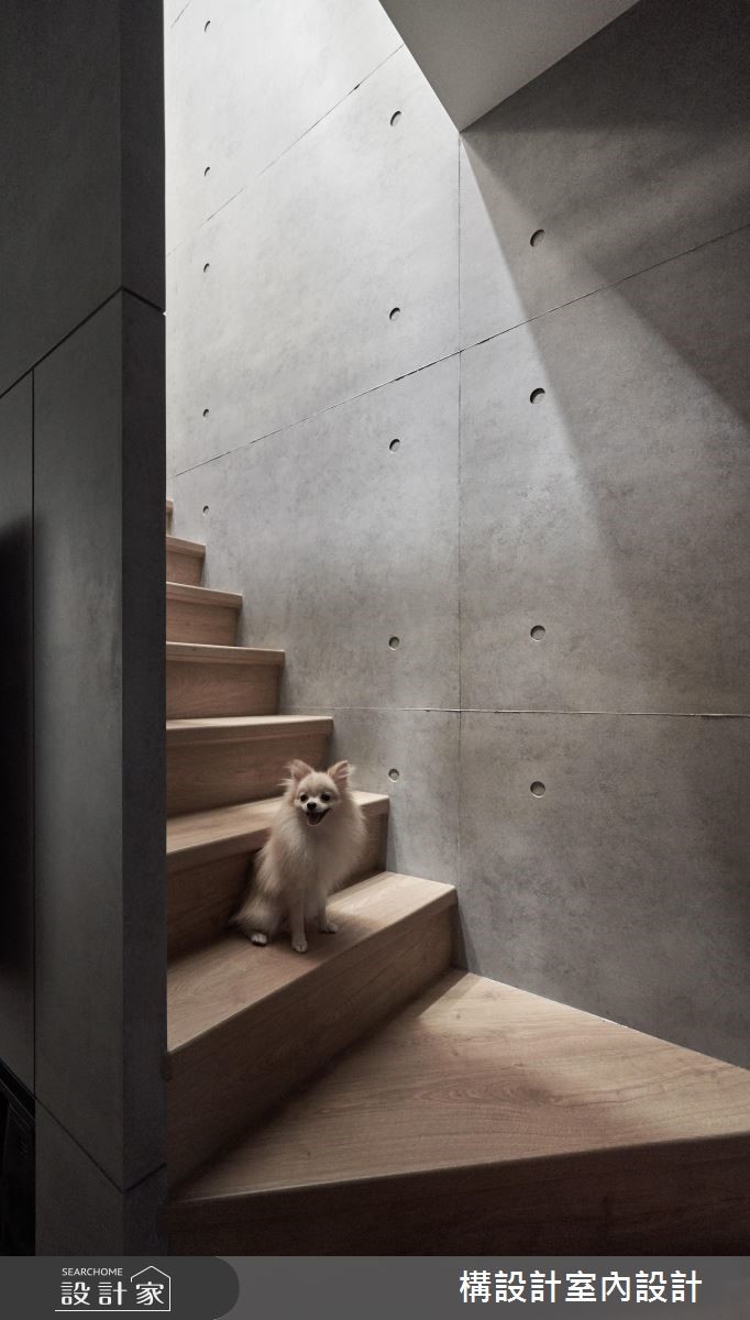 24坪新成屋(5年以下)＿現代風樓梯案例圖片＿構設計＿構設計_星空下之8