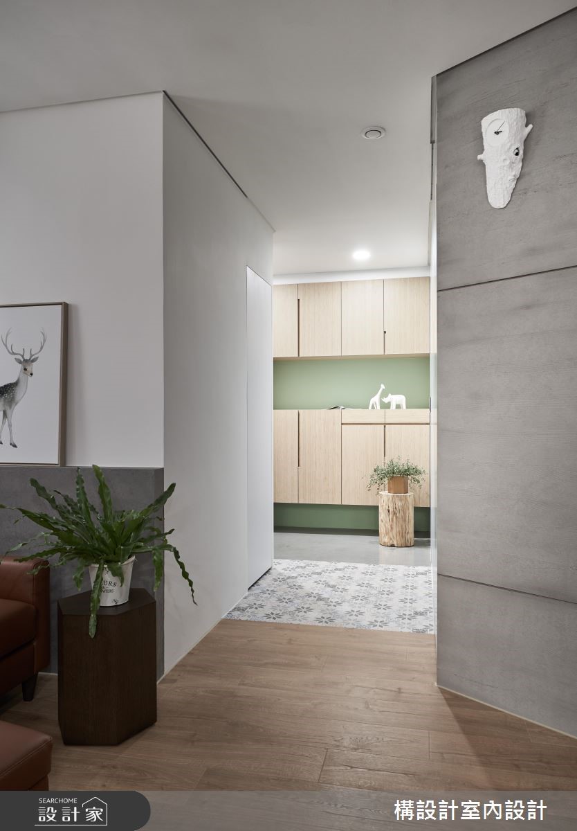 24坪新成屋(5年以下)＿現代風玄關案例圖片＿構設計＿構設計_星空下之2