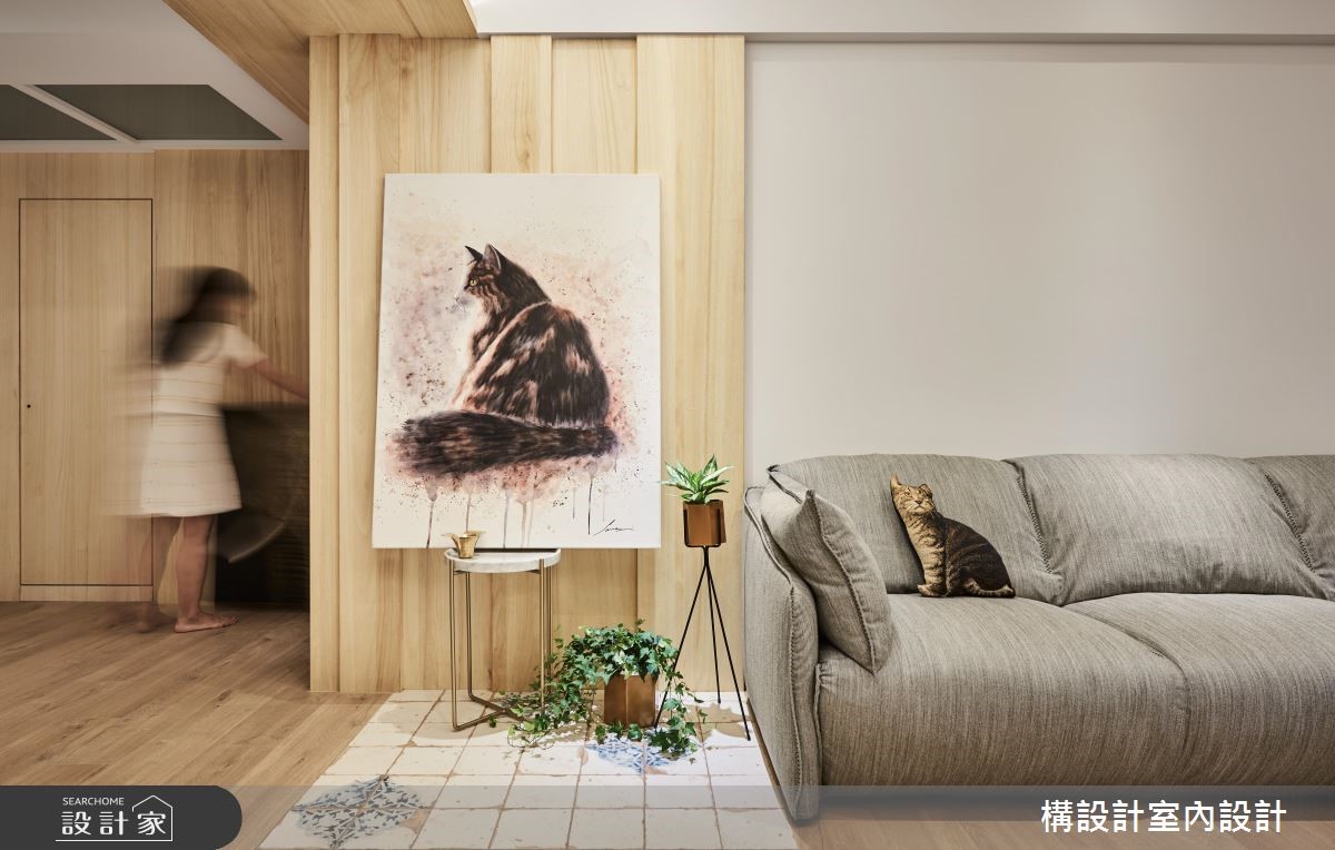 30坪老屋(16~30年)＿日式無印風客廳案例圖片＿構設計＿構設計_家的空間表情-記憶中最美的遇見。之4
