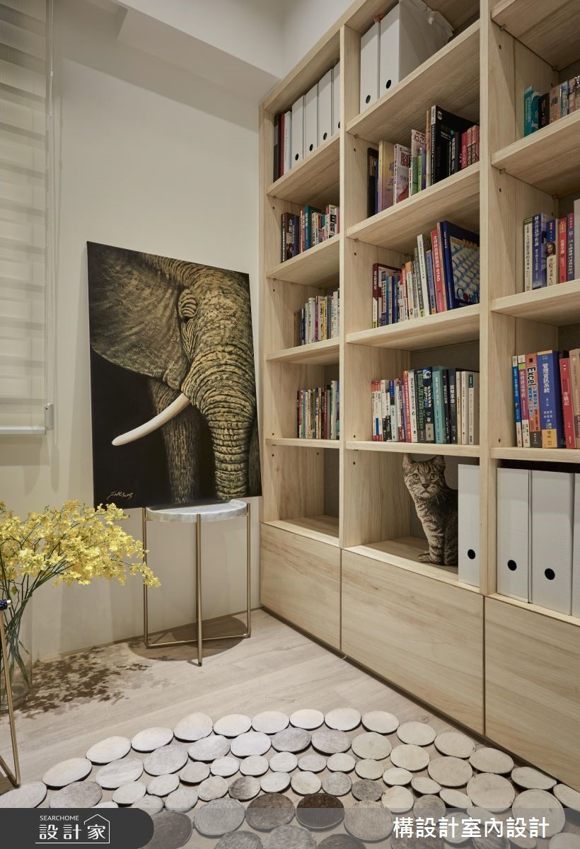 30坪老屋(16~30年)＿日式無印風書房案例圖片＿構設計＿構設計_家的空間表情-記憶中最美的遇見。之8