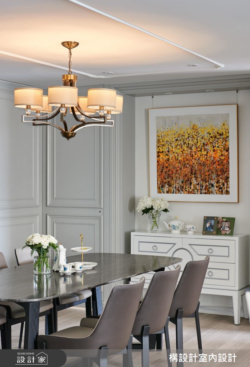 50坪新成屋(5年以下)＿新古典餐廳案例圖片＿構設計＿構設計_旅讀左岸之19