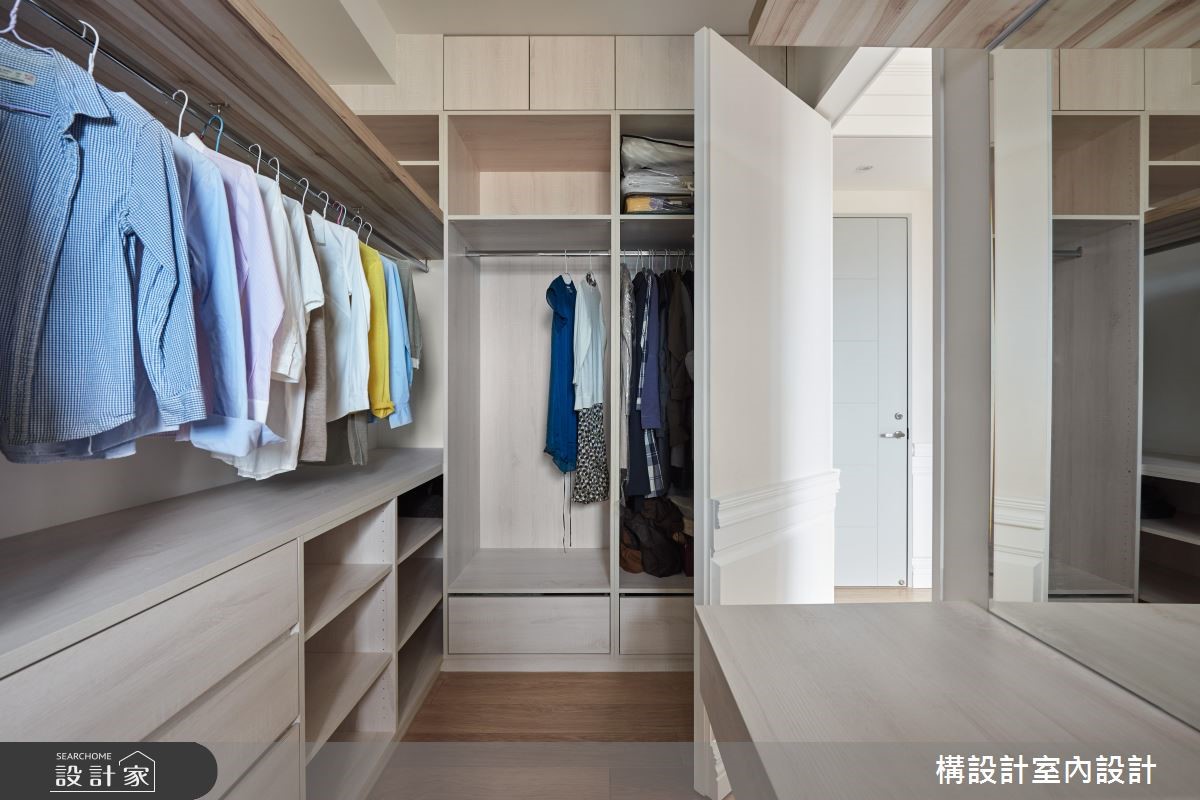 50坪新成屋(5年以下)＿新古典更衣間案例圖片＿構設計＿構設計_旅讀左岸之23