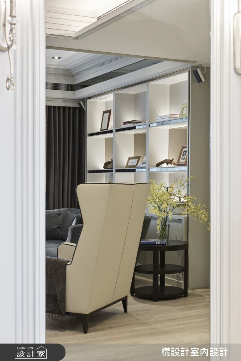50坪新成屋(5年以下)＿新古典客廳案例圖片＿構設計＿構設計_旅讀左岸之12