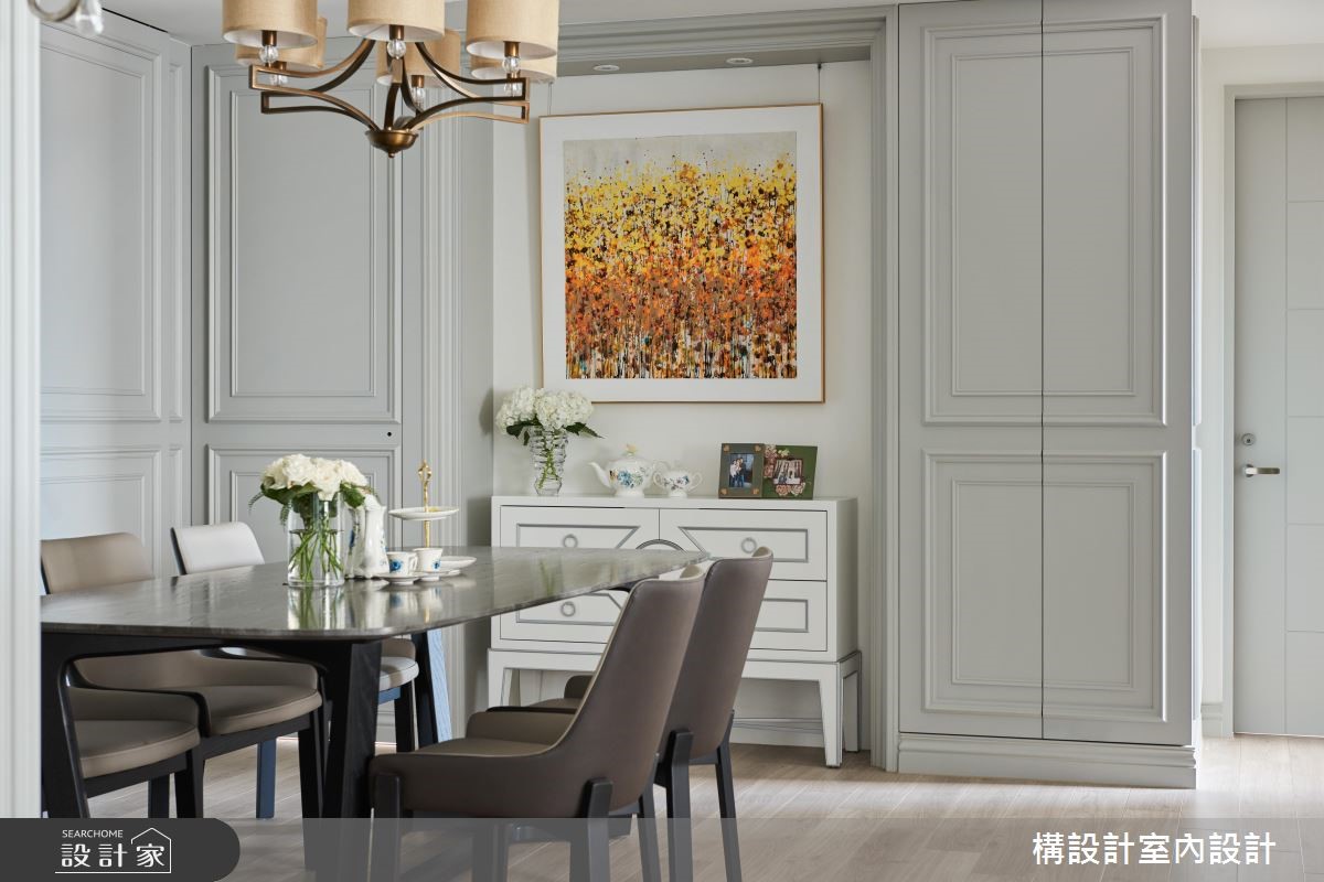 50坪新成屋(5年以下)＿新古典餐廳案例圖片＿構設計＿構設計_旅讀左岸之17